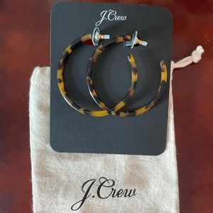 JCrew Tortoise Earrings-NEW WITH TAGS